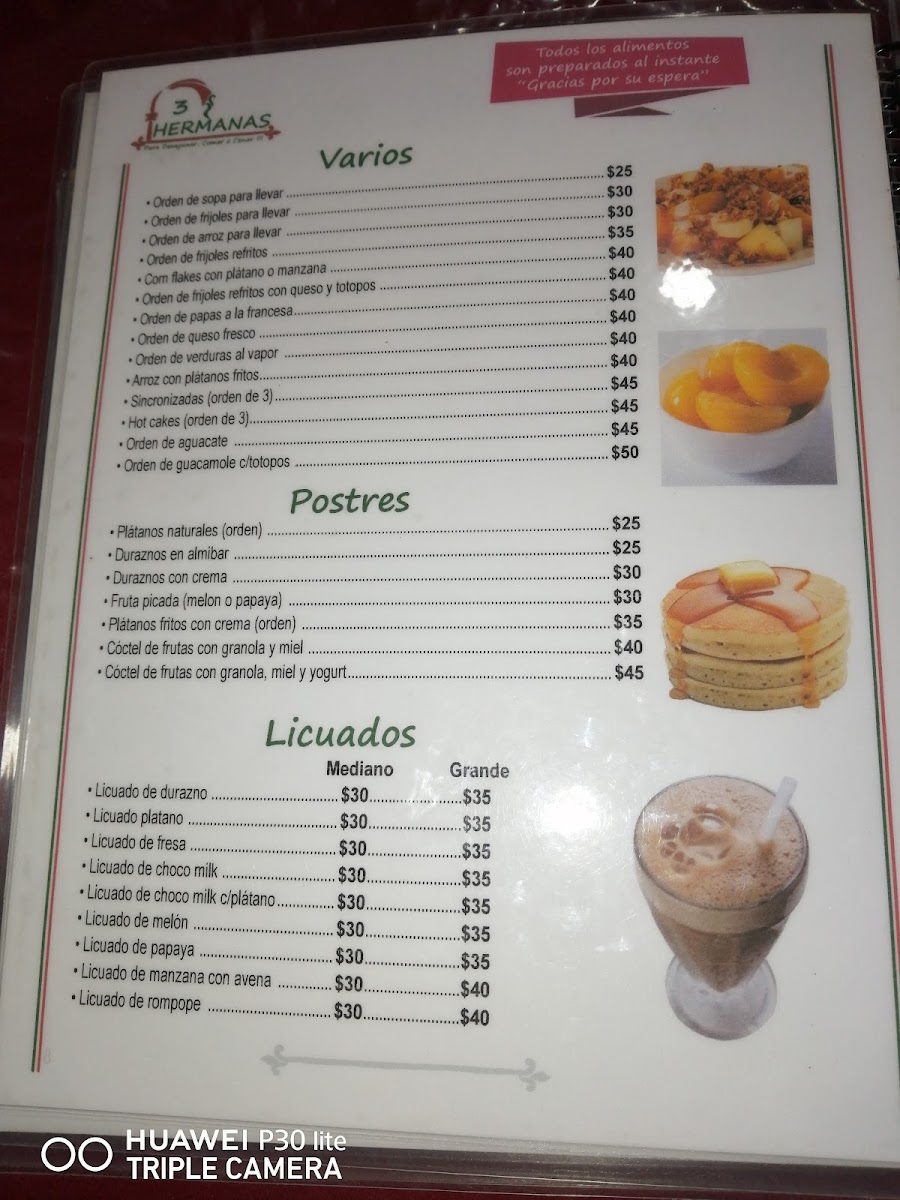 Restaurante Las Tres Hermanas Menu - Image 5